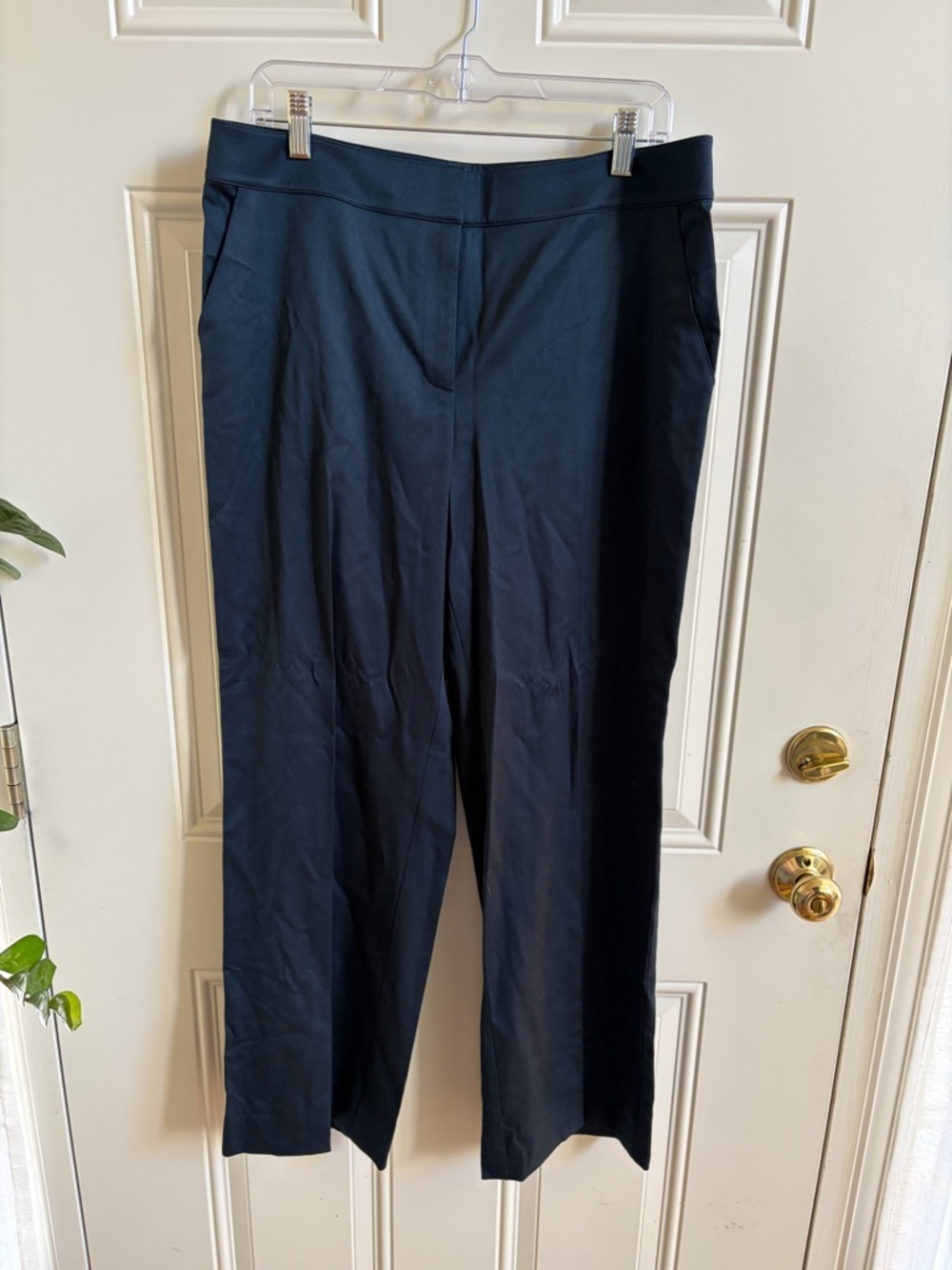 St John Dark Blue trouser straight leg pants 12